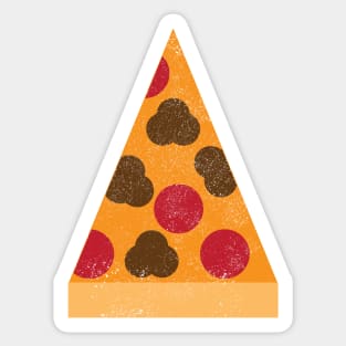 Pizza Flat Vintage Sticker